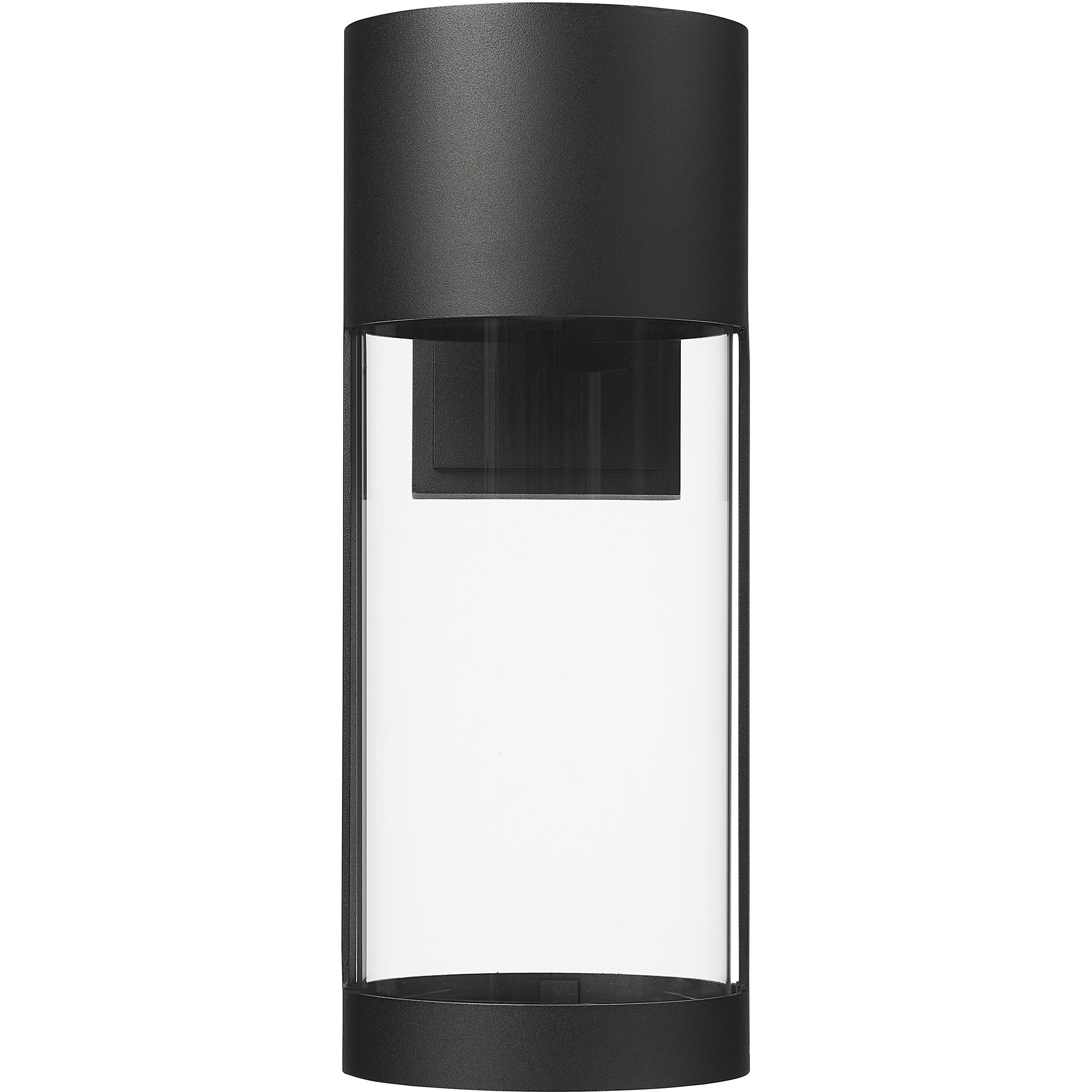 Trefor LED 15 inch Powder Coated Black Outdoor Wall Sconce